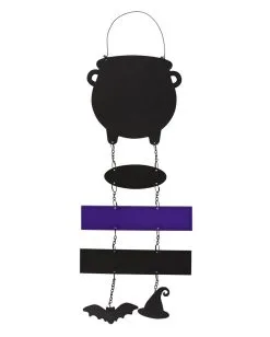 Spuk Dekor Geschaft 10 Spuk Dekor Geschaft -Spuk Dekor Geschaft all witches welcome hexenkessel haengeschild 30cm halloween horror und hexen dekoration witchy halloween decoration 53409 2