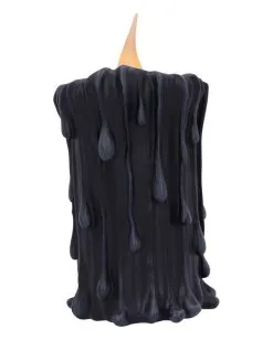 Schwarze Magie LED Kerze 19cm 8 Schwarze Magie LED Kerze 19cm -Spuk Dekor Geschaft black magic led kerze black magic led candle halloween deko gothic deko 54011 03