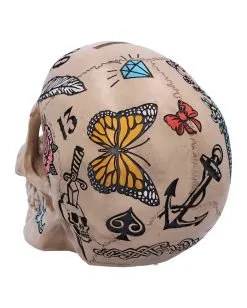 Calavera Tattoo Totenkopf Sparkasse -Spuk Dekor Geschaft calavera tattoo totenschaedel sparkasse calavera tattoo totenkopf spardose calavera tattoo skull fund 39512 03