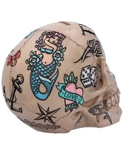 Calavera Tattoo Totenkopf Sparkasse -Spuk Dekor Geschaft calavera tattoo totenschaedel sparkasse calavera tattoo totenkopf spardose calavera tattoo skull fund 39512 04