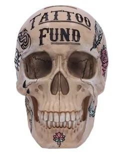 Calavera Tattoo Totenkopf Sparkasse -Spuk Dekor Geschaft calavera tattoo totenschaedel sparkasse calavera tattoo totenkopf spardose calavera tattoo skull fund 39512 05