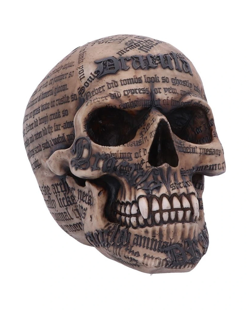 Dracula Totenkopf Mit Bram Stoker Zitaten 1 Dracula Totenkopf Mit Bram Stoker Zitaten