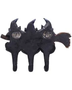 3 Kätzchen Mit Hexenhut Als Schlüsselbrett -Spuk Dekor Geschaft drei hexen kaetzchen als schluesselbrett witches helpers key hanger halloween wohnaccessoire 52694 05