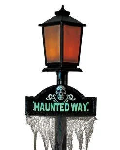 Schaurige Straßenlaterne Mit Licht & Sound 4 Schaurige Straßenlaterne Mit Licht & Sound -Spuk Dekor Geschaft gespenstische halloween strassenlaterne mit licht und sound halloween lantern decor 51425 2