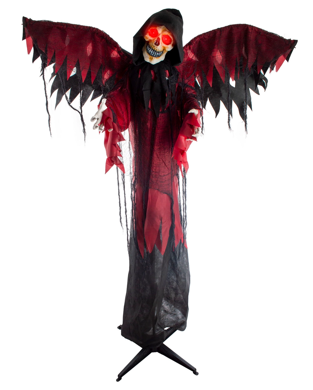 Sensenmann Mit Flügelbewegung, Licht & Sound 1 Sensenmann Mit Flügelbewegung, Licht & Sound