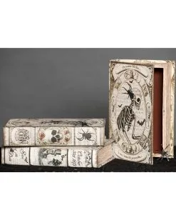 Dekobuch Mit Geheimfach Für Halloween -Spuk Dekor Geschaft halloween dekobuch mit geheimfach halloween fright night book box buchtresor buchsafe halloween 53077 5
