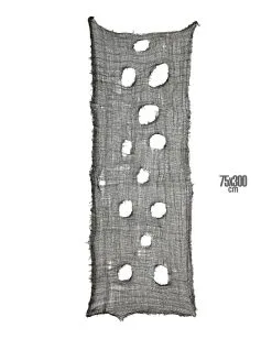 Halloween Lumpenstoff Schwarz -Spuk Dekor Geschaft halloween fetzenstoff schwarz halloween lumpenstoff halloween deko halloween cheesecloth black 38679 04