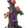 Leuchtender Halloween Glitter Baum 25cm