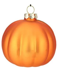 Halloween Jack O'Lantern Glas Christbaumkugel Ø7,6cm -Spuk Dekor Geschaft halloween kuerbis glas weihnachtskugel halloween und horror weihnachtsdeko jack o lantern pumpkin hanging ornament 54760 2