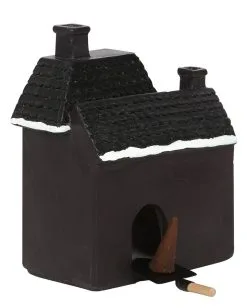 Hounted House Räucherkegel Haus -Spuk Dekor Geschaft haunted house raeucherkegel halter haunted house incense cone burner halloween homeware 53588 03