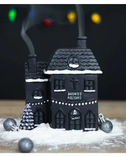 Hounted House Räucherkegel Haus -Spuk Dekor Geschaft haunted house raeucherkegel halter haunted house incense cone burner halloween homeware 53588 04