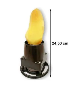 Illusions Flammenlampe Mit Rotem LED Effektrand -Spuk Dekor Geschaft illlusions feuerlampemit rotem led effektrand illusions flammenlampe mit rotem led effekt illusion firelamp with red led lights 52816 03