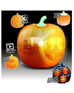 Jabberin Jack Animierter Halloween Kürbis -Spuk Dekor Geschaft jabberin jack sprechender halloween kuerbis jabberin jack animated halloween pumpkin halloween deko und halloween animatronics 51656 4