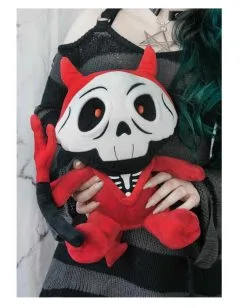 KILLSTAR Doom Teufel Aus Plüsch -Spuk Dekor Geschaft killstar doom pluesch teufel gothic deko halloween deko gothic merchandise 50253 03