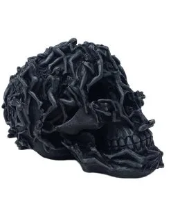 Relief Totenschädel Mit Frauen -Spuk Dekor Geschaft relief totenkop mit frauen relief totenschaedel mit frauen totenkoepfe online kaufen black skull with woman 37024 03