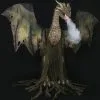 Riesiger Wald Drache Animatronic