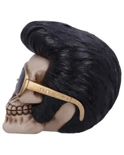 Rock 'n' Roll Totenschädel 17cm 9 Rock 'n' Roll Totenschädel 17cm -Spuk Dekor Geschaft rock n roll totenkopf rock n roll totenschaedel rock n roll skull rockabilly wohnaccessoire 53392 03