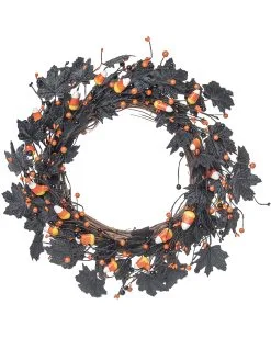 Spooky Halloween Türkranz Mit Candy Corn 60cm