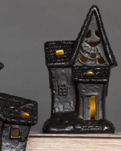 Beleuchtete Glitzer Spukendes Geisterhaus Deko 7 Beleuchtete Glitzer Spukendes Geisterhaus Deko -Spuk Dekor Geschaft spooky glitter geisterhaus deko mit led spooky glitter light up haunted house halloween spukhaus deko 53049 4