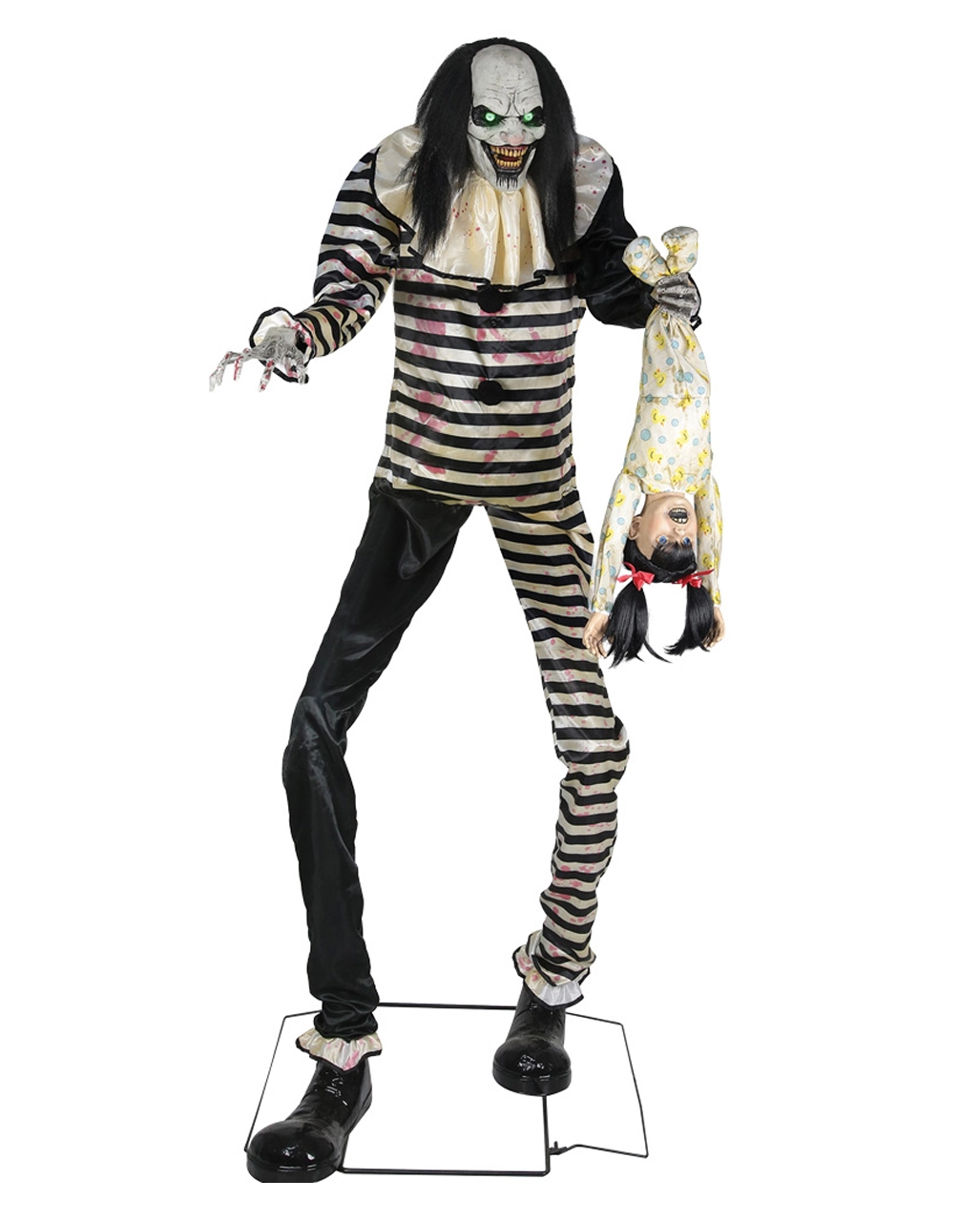 Animatronic Großer Horrorclown Mit Kind 1 Animatronic Großer Horrorclown Mit Kind