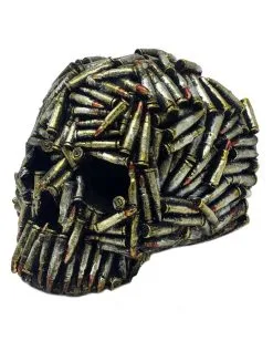 Totenschädel Mit Patronenhülsen -Spuk Dekor Geschaft totenkopf mit patronenhuelsen totenschaedel mit patronenhuelsen skull with catridge sleeves 37025 03 1