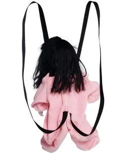 Animierte Zombie Puppe Zum Umschnallen 57cm -Spuk Dekor Geschaft zappelnde zombie puppe zum umschnallen fidgeting zombie strap on doll halloween animatronic rucksack 53370 4